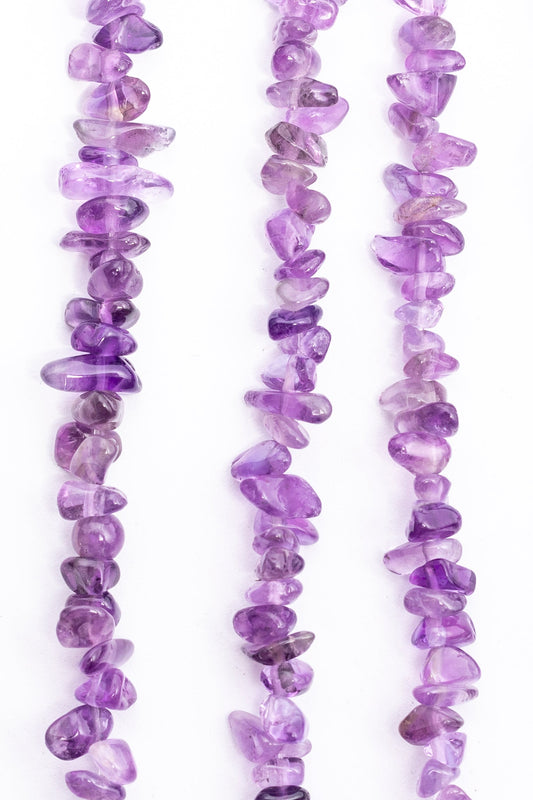 Hilo de Amatista Chip