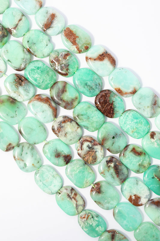 Hilo de Chrysoprase Oval