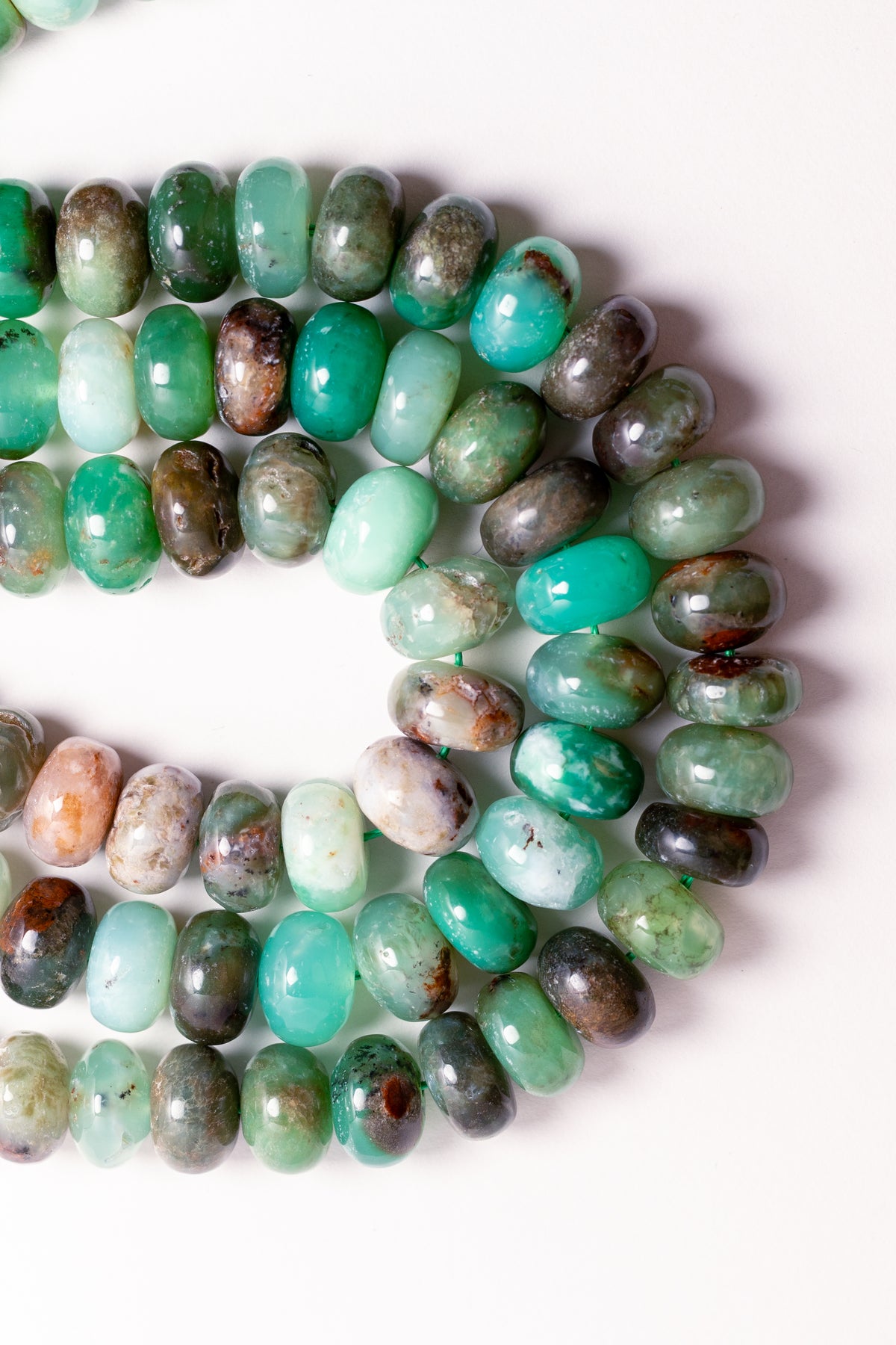 Hilo de Chrysoprase Rondell