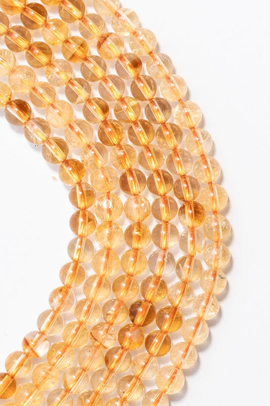 Hilo de Citrina Bola