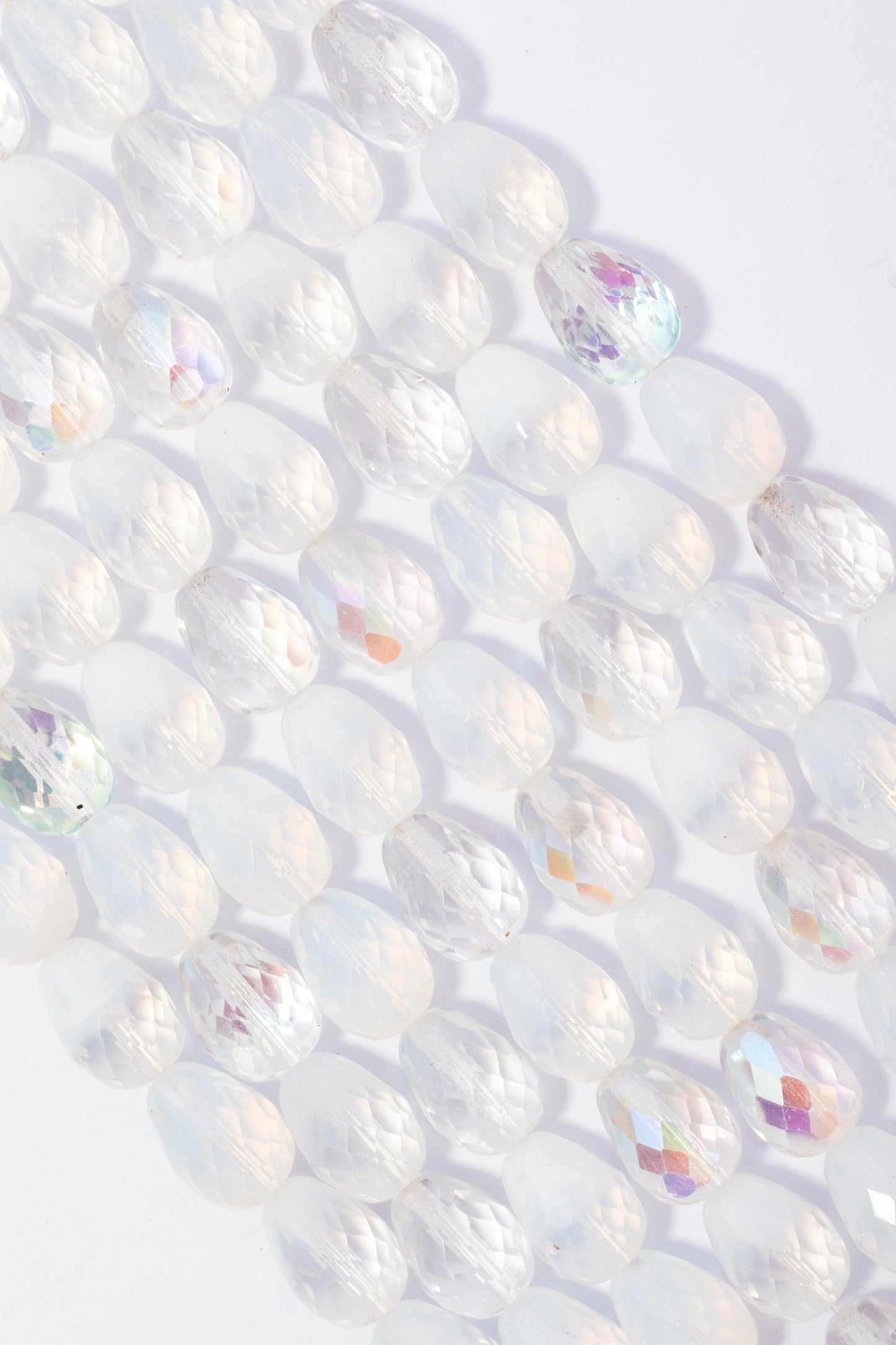 HIlo de Cristal Pera Facetado