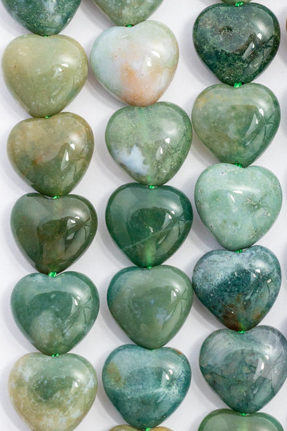 Hilo de Jasper Fancy Corazón