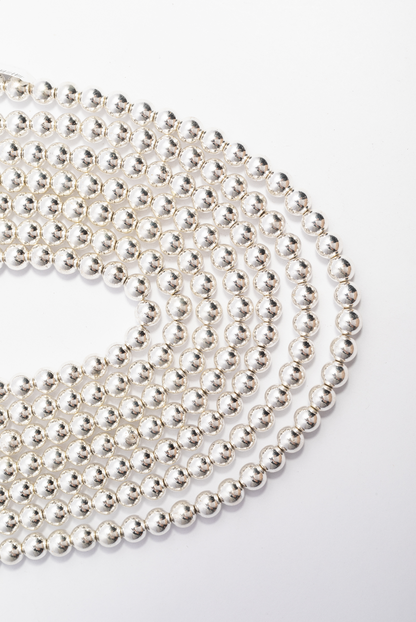 Hilo de Hematite Bola Facetada