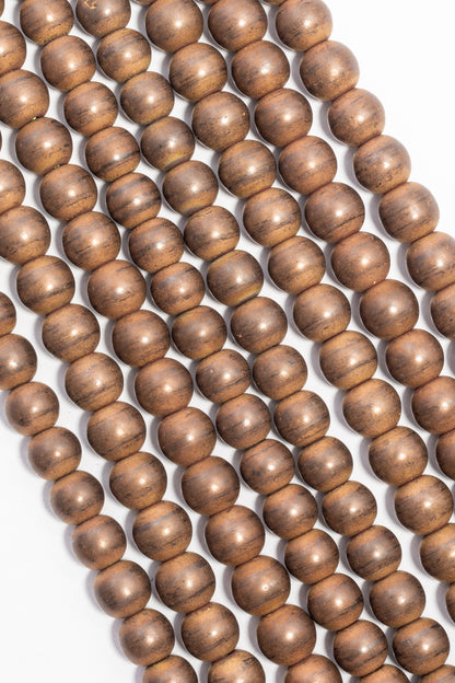 Hilo de Hematite Cobre Bola