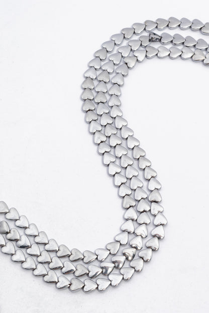Hilo de Hematite Corazón
