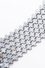 Hilo de Hematite Cruz