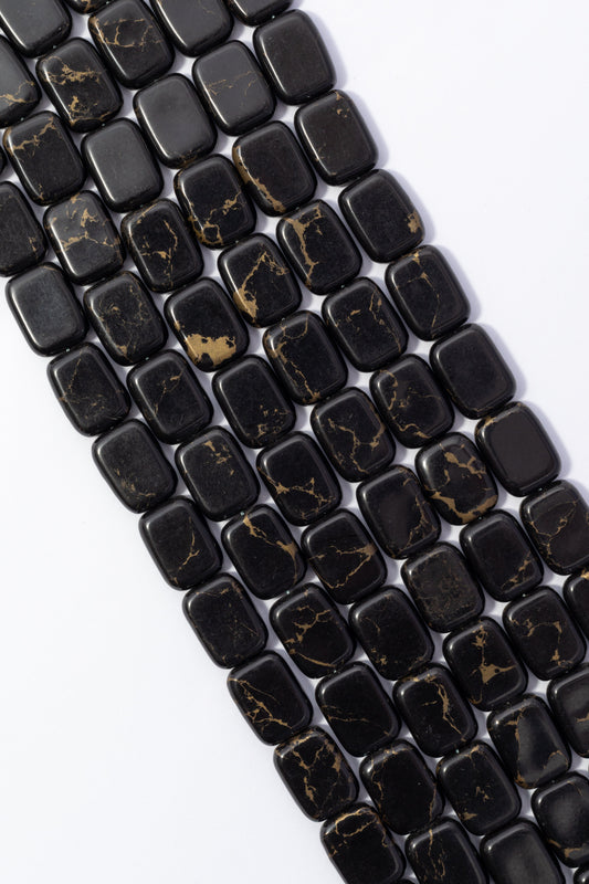 Hilo de Turquesa Rectangular Imitacion