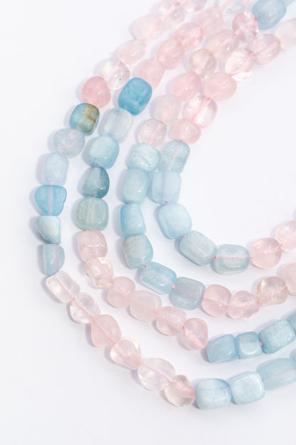 Hilo de Aquamarina Nugget