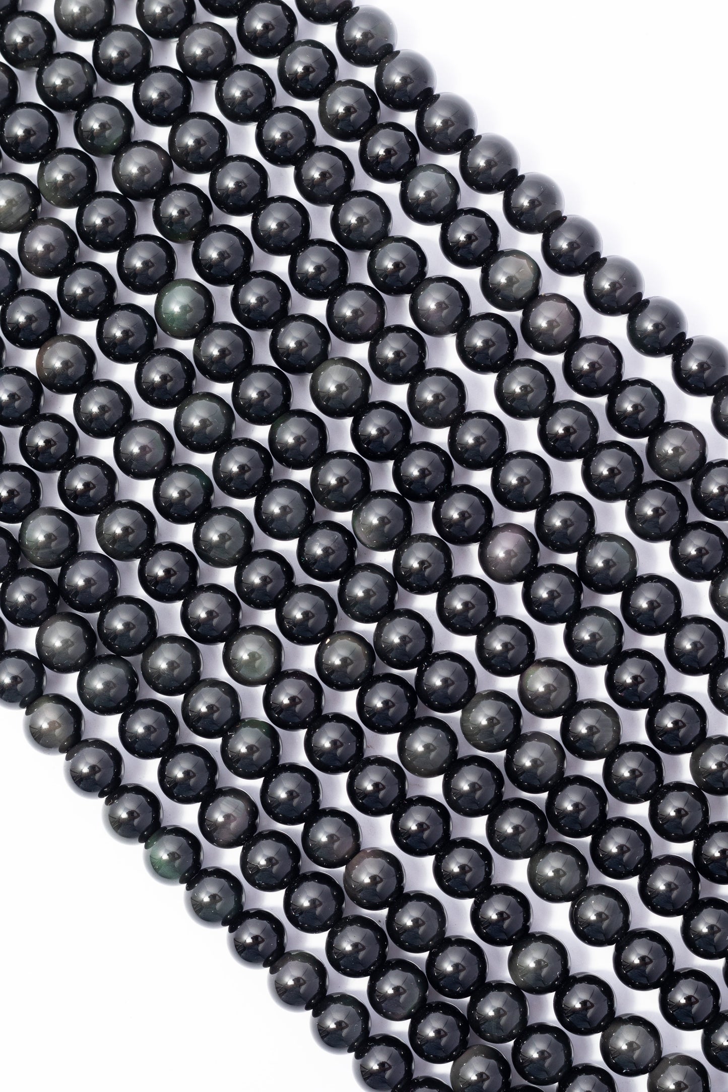 Hilo de Obsidiana Arcoiris Bola