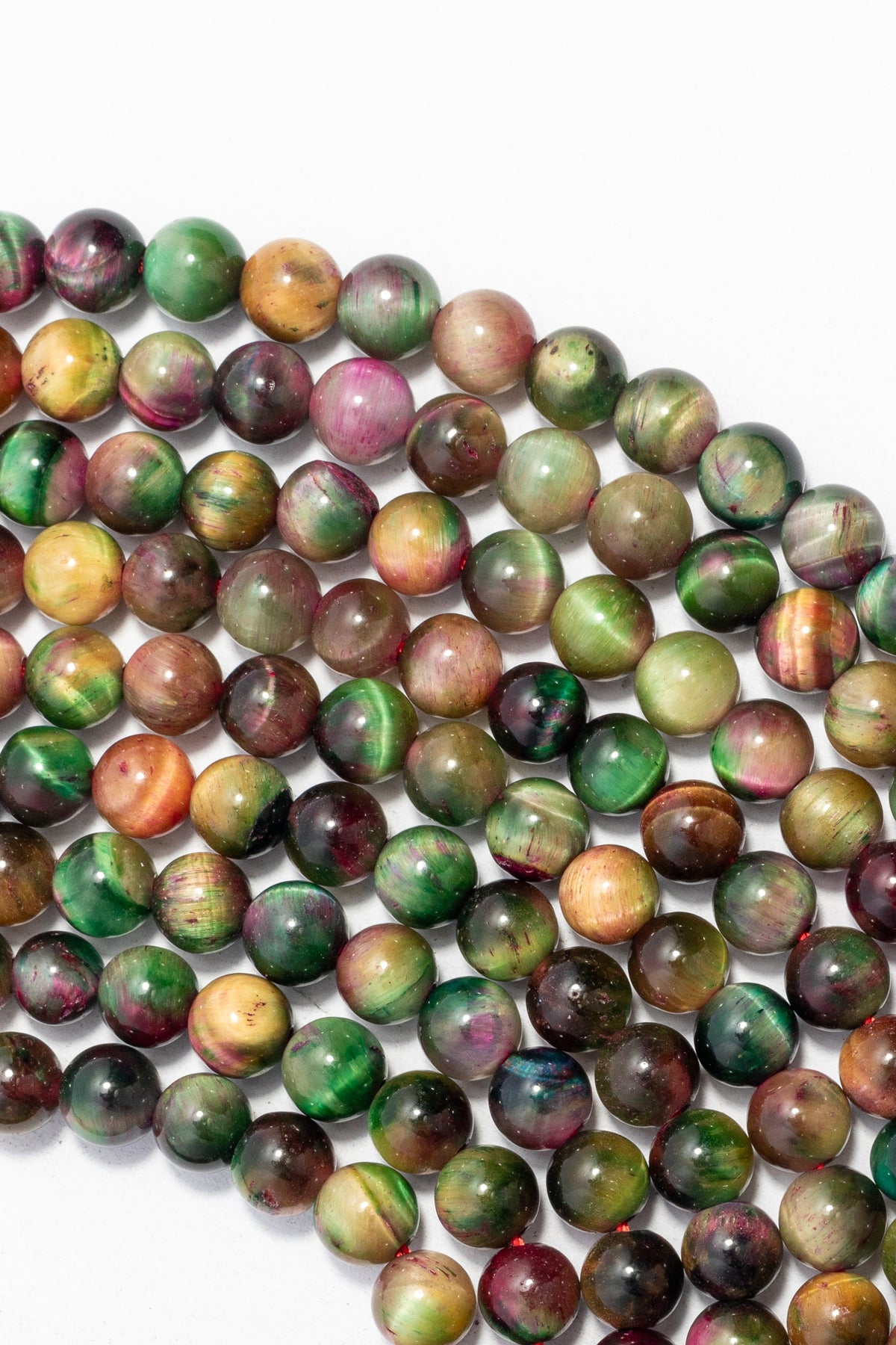 Hilo de Ojo de Tigre Bola Multicolor