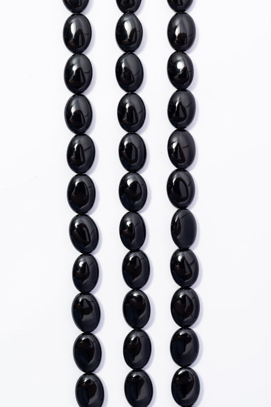 Hilo de Onix Oval Pulido
