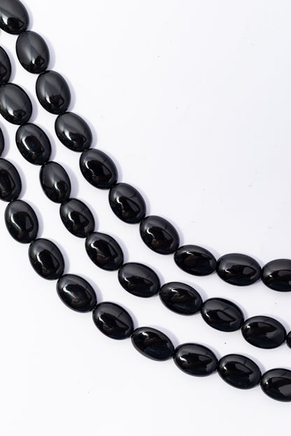 Hilo de Onix Oval Pulido
