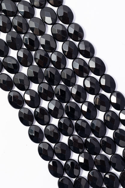 Hilo de Onix Oval Facetado