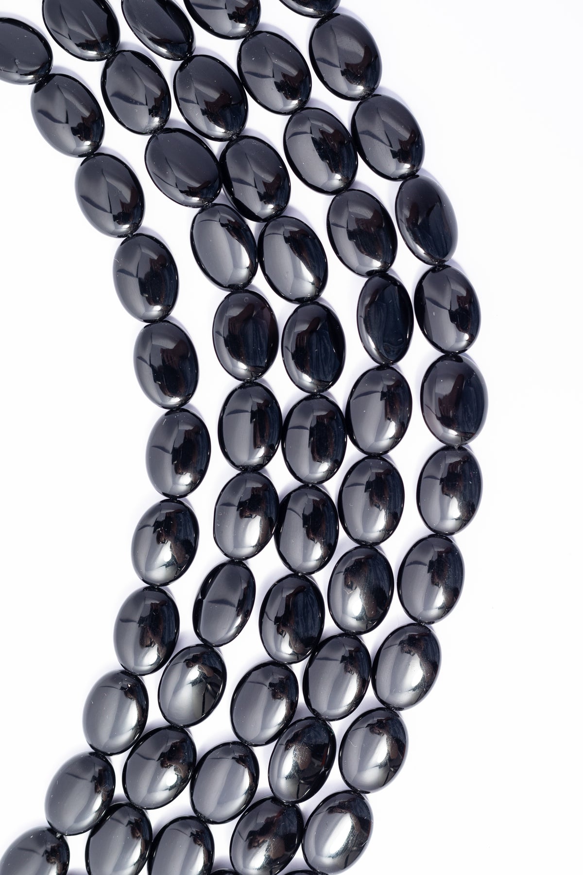 Hilo de Onix Oval Pulido