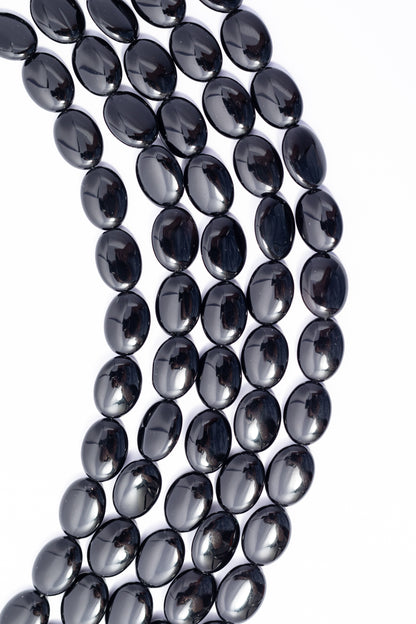 Hilo de Onix Oval Pulido