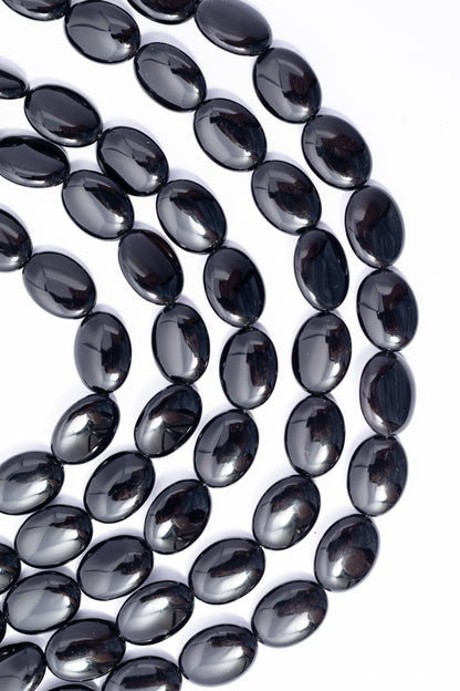 Hilo de Onix Oval Pulido