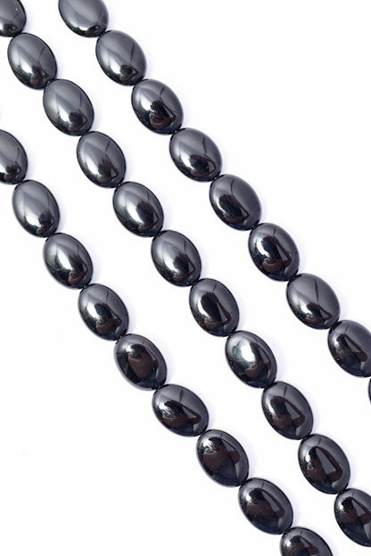 Hilo de Onix Oval Pulido