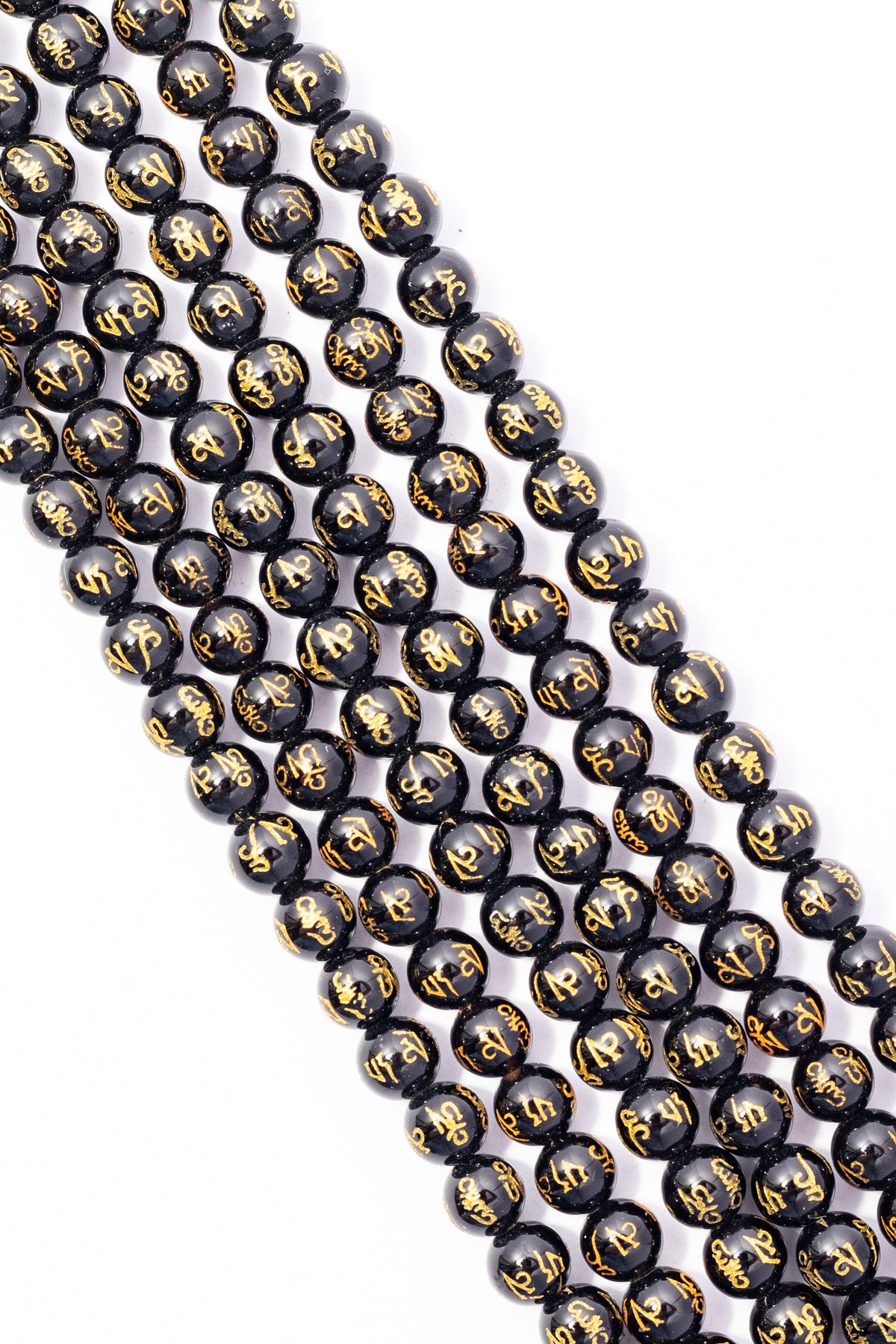 Hilo de Onix Bola Grabada