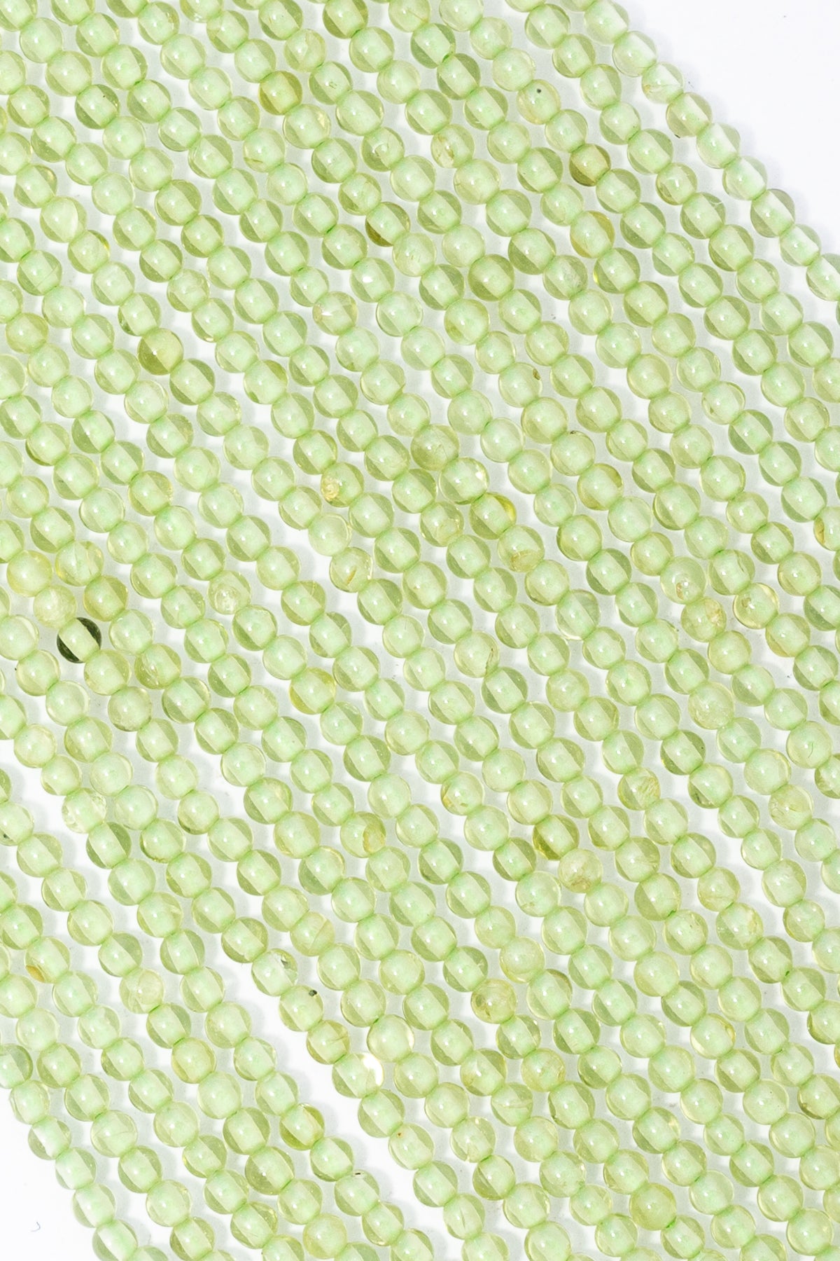 Hilo de Peridoto Bola Pulida