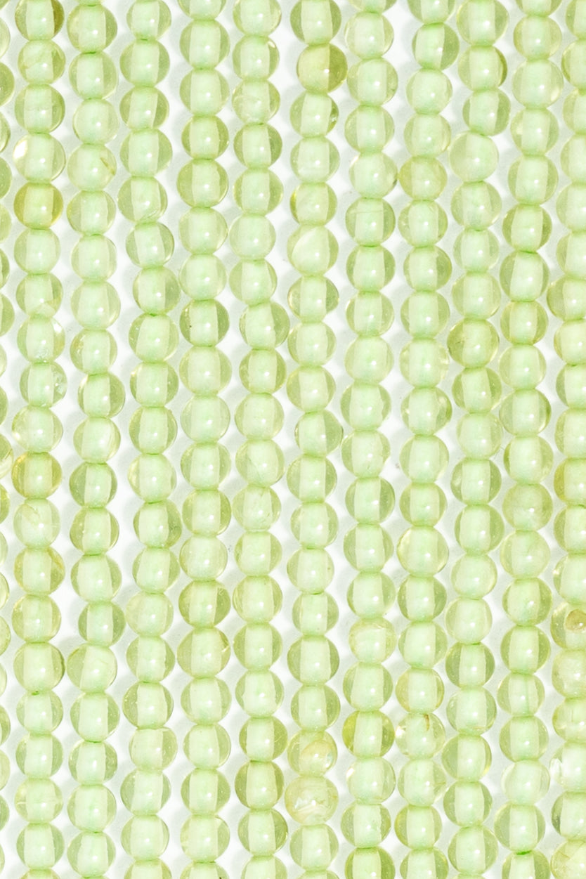 Hilo de Peridoto Bola Pulida