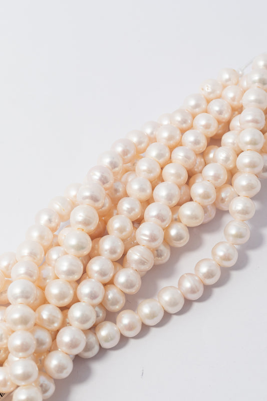 Hilo de Perla Papa Perforacion Grande