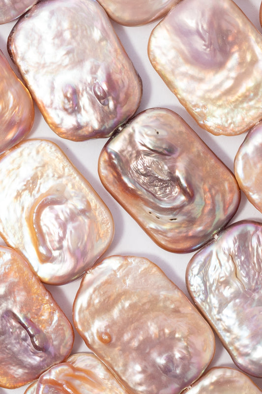 Hilo de Perla Rectángulo AAA