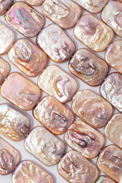 Hilo de Perla Rectángulo AAA