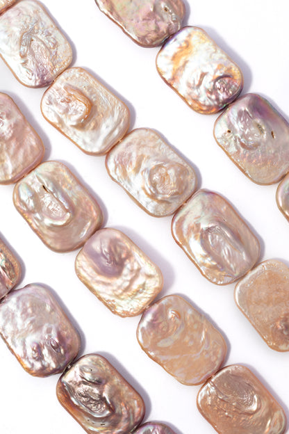 Hilo de Perla Rectángulo AAA