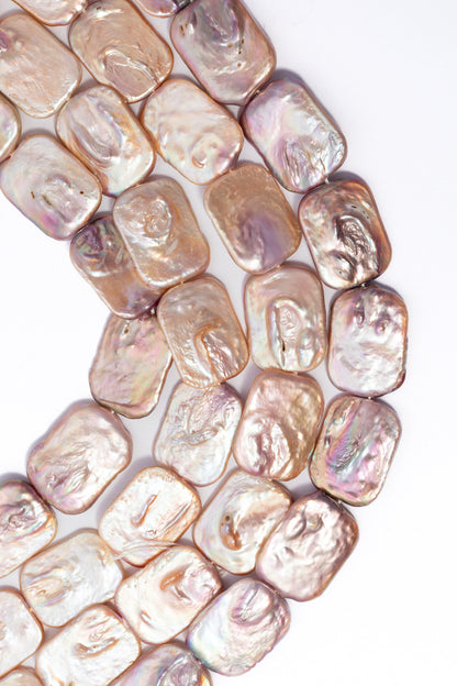 Hilo de Perla Rectángulo AAA