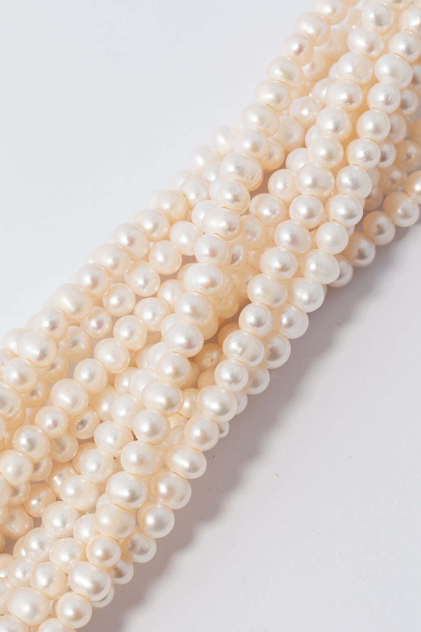 Hilo de Perla Papa Perforación Grande