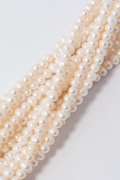 Hilo de Perla Papa Perforación Grande