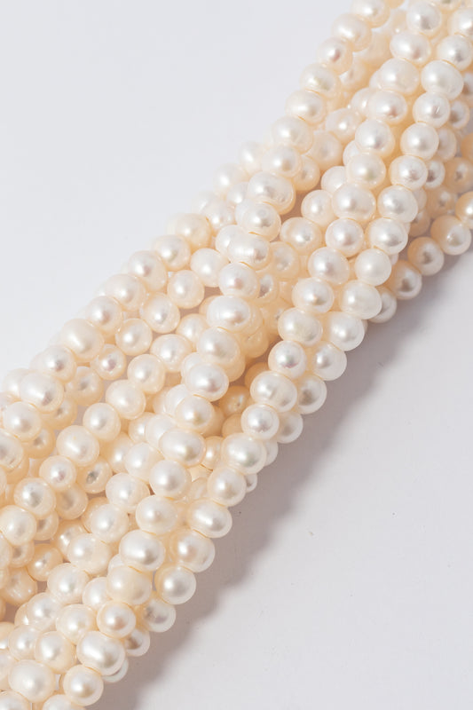 Hilo de Perla Papa Perforación Grande