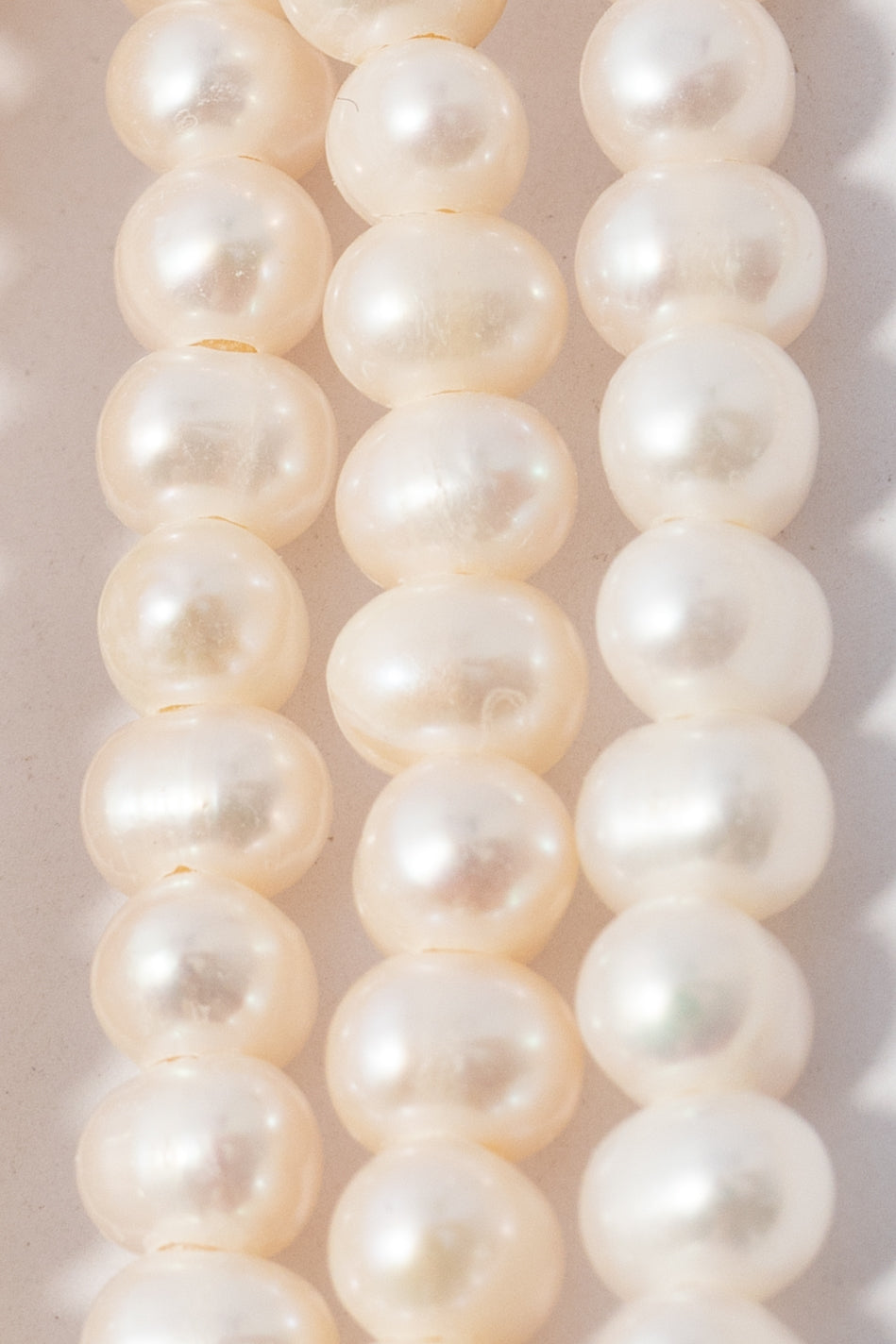 Hilo de Perla Papa Perforación Grande