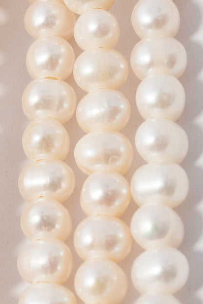 Hilo de Perla Papa Perforación Grande