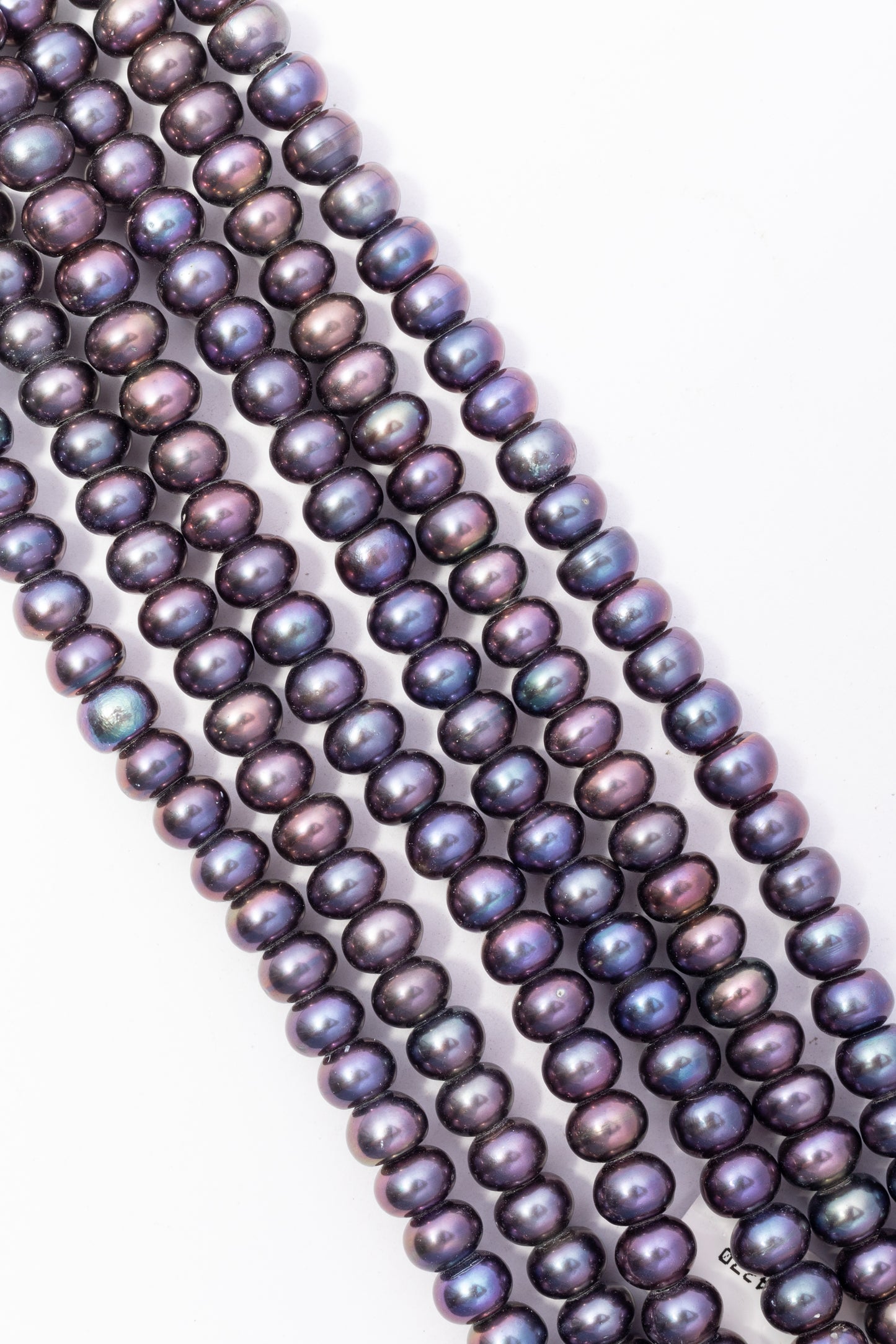 Hilo de Perla Rondell Perforación Grande