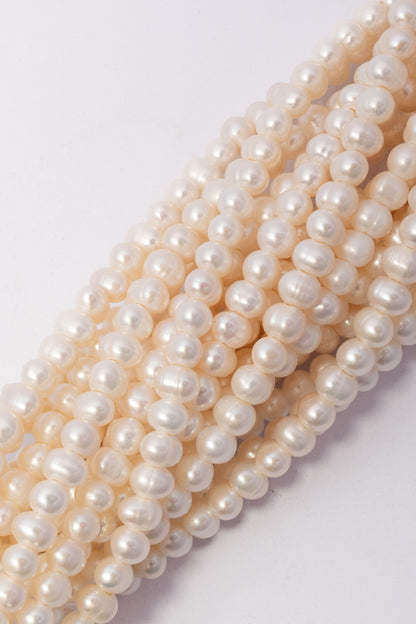 Hilo de Perla Papa Perforación Grande