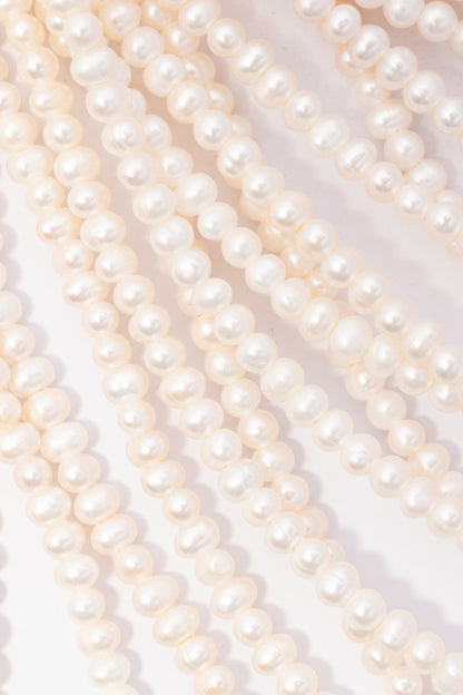 Hilo de Perla Papa Perforación Grande