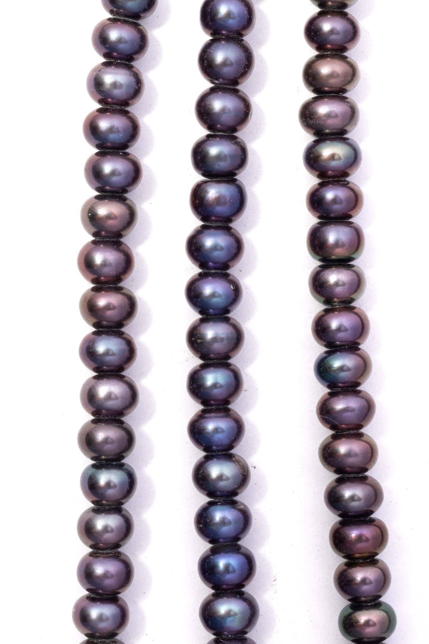 Hilo de Perla Rondell Perforación Grande