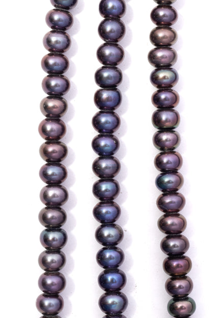 Hilo de Perla Rondell Perforación Grande