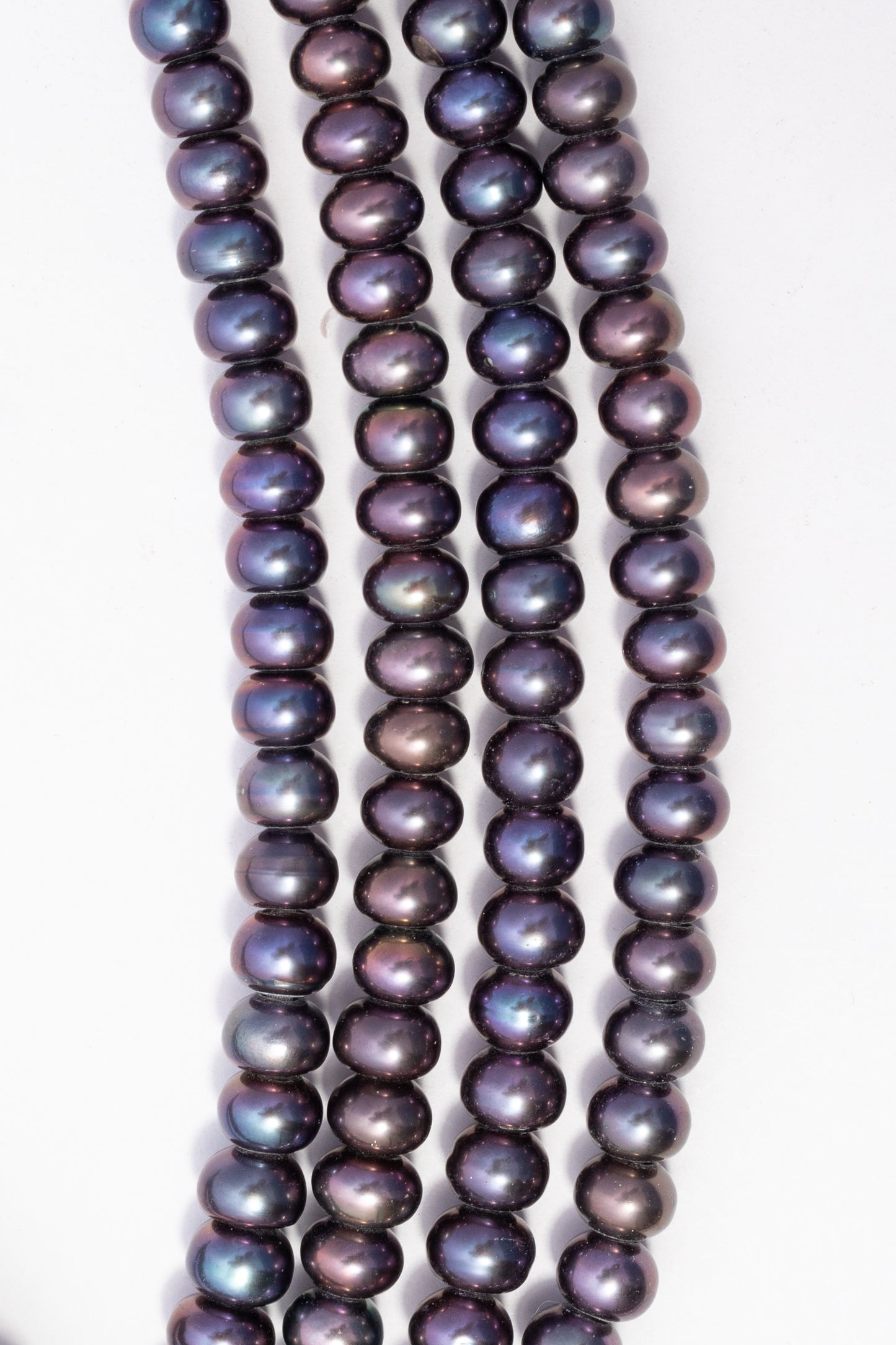 Hilo de Perla Rondell Perforación Grande