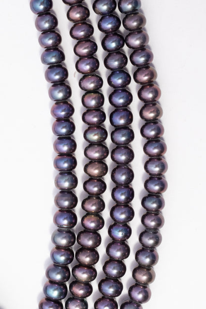 Hilo de Perla Rondell Perforación Grande