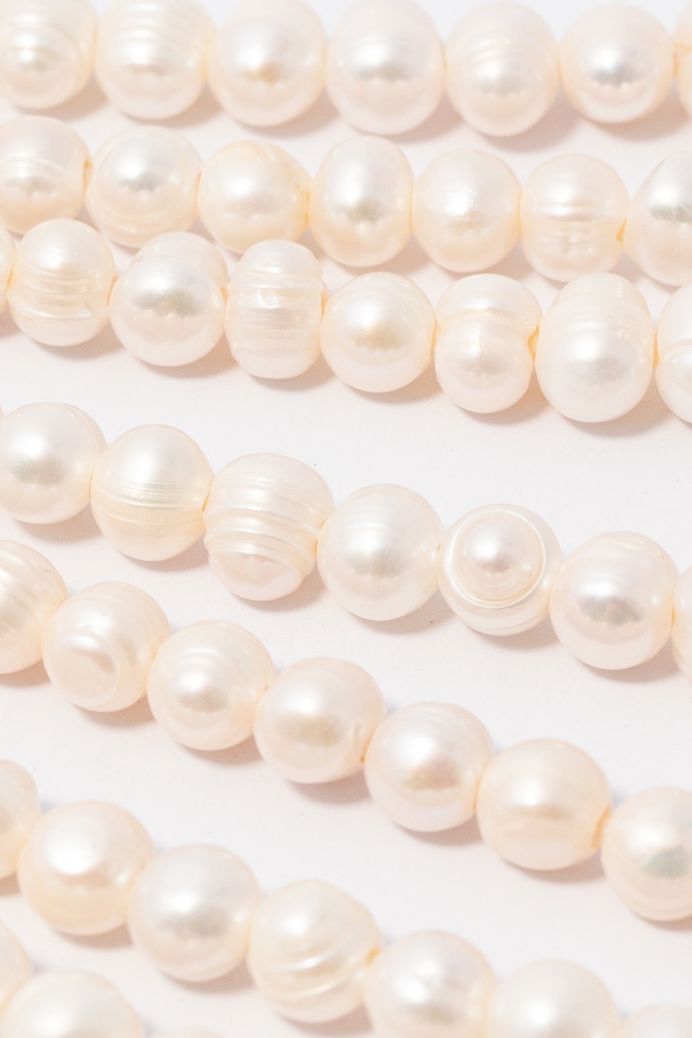 Hilo de Perla Papa Perforacion Grande