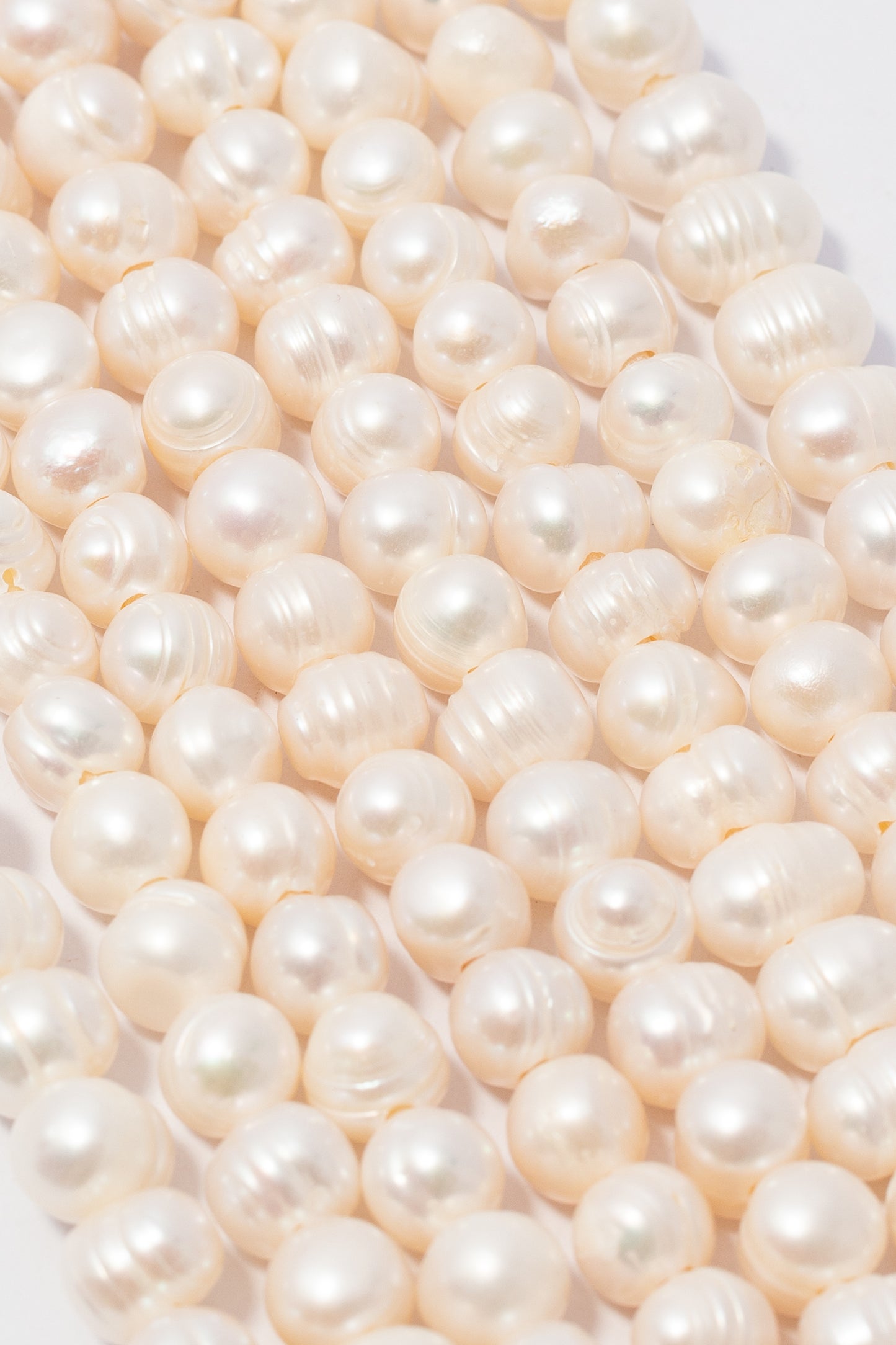 Hilo de Perla Papa Perforacion Grande