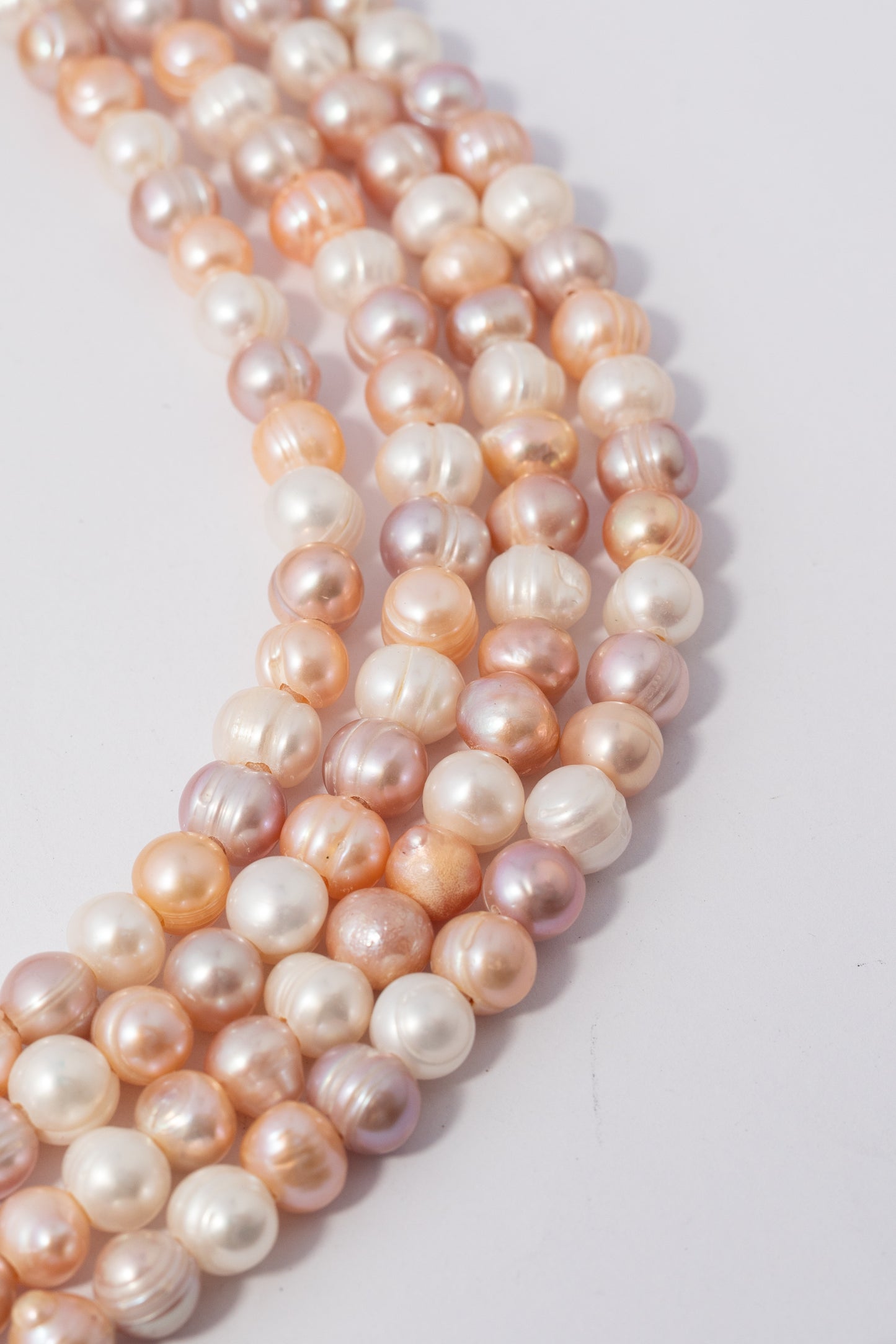 Hilo de Perla Papa Perforacion Grande