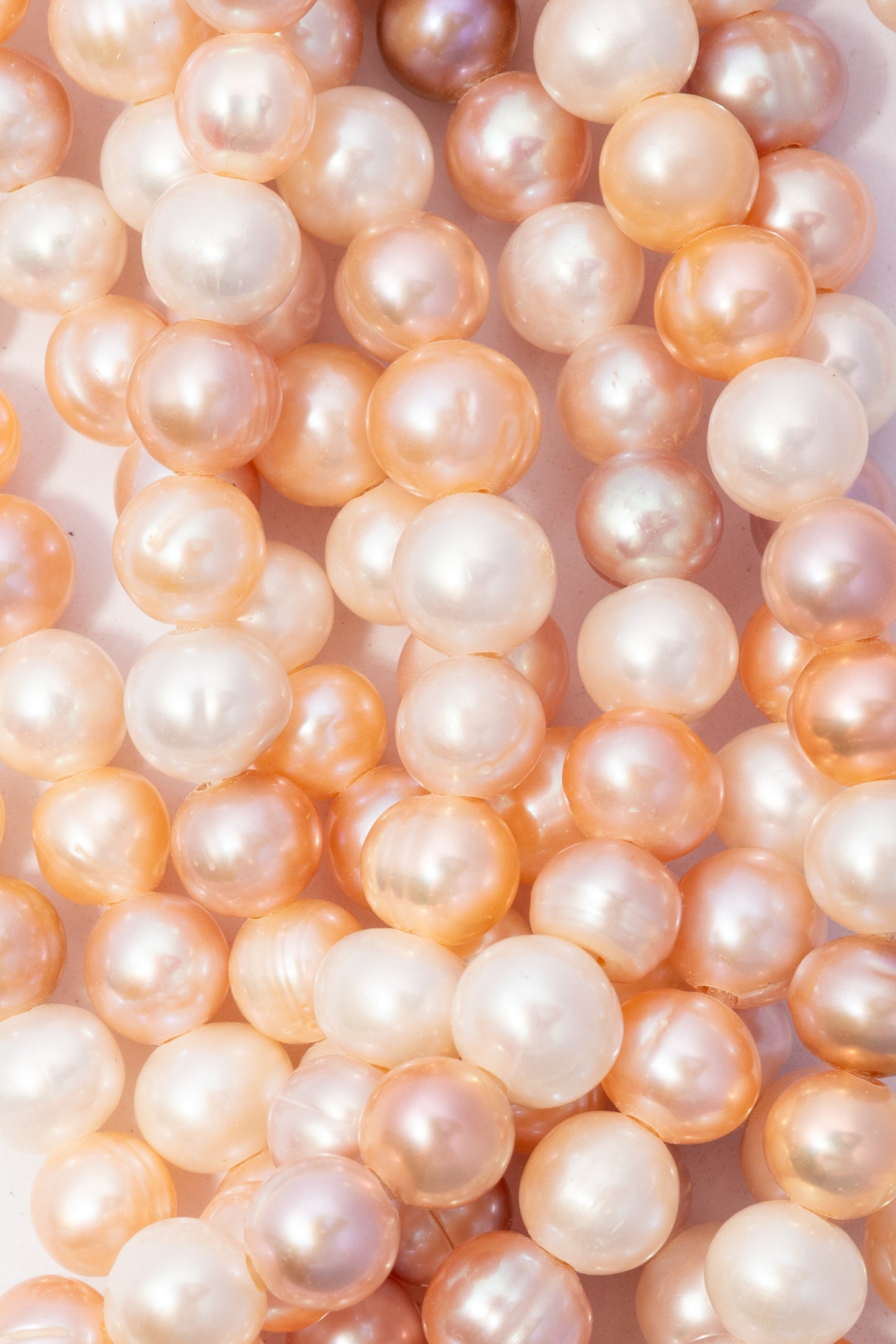 Hilo de Perla Papa Perforación Grande