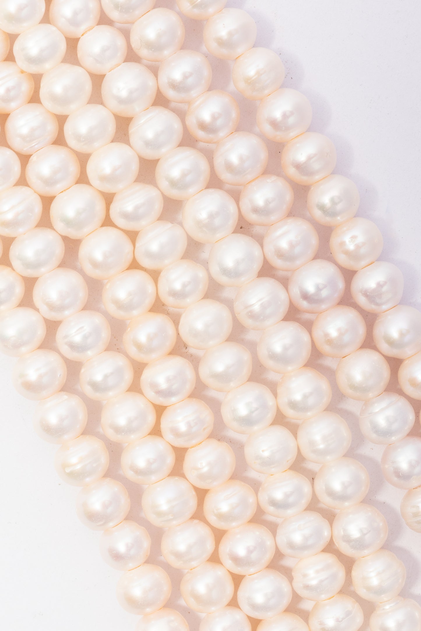 Hilo de Perla Papa Perforación Grande