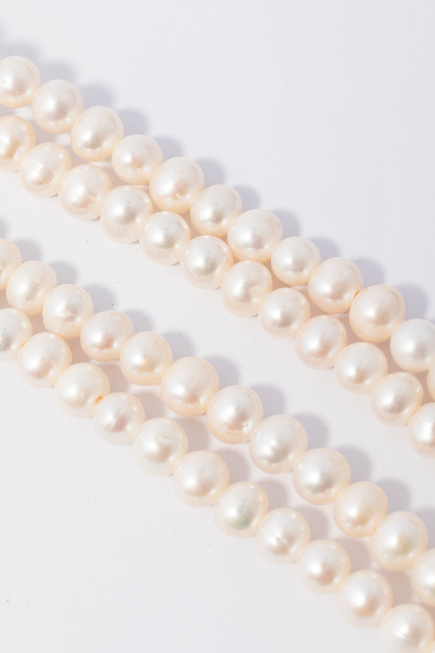 Hilo de Perla Papa Perforación Grande