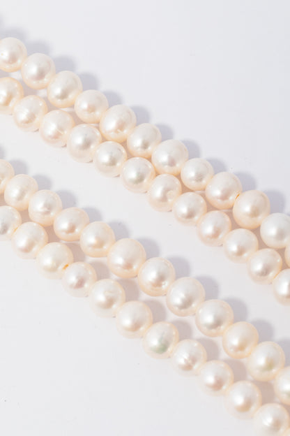 Hilo de Perla Papa Perforación Grande