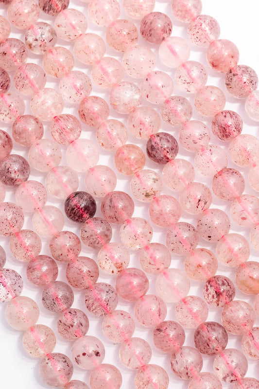 Hilo de Cuarzo Cereza Bola