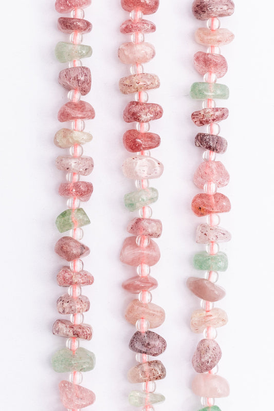 HIlo de Cuarzo Cereza Rondell